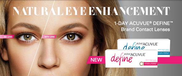 Acuvue Define Banner Peebles And Hilton